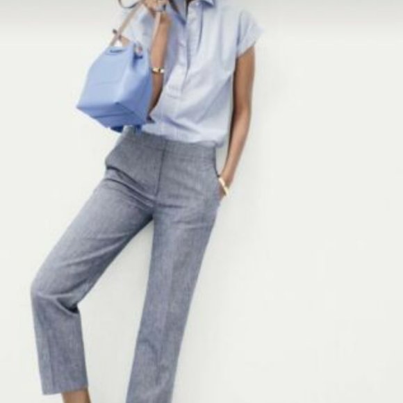 COPY - J Crew, Patio Cropped Pants - Picture 1 of 8